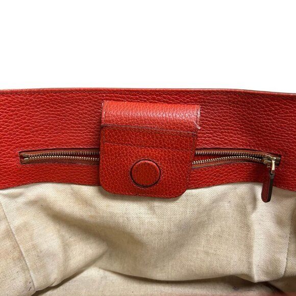 Authentic Gucci “Swing” Leather Tote – Designer Shoulder Bag - Picture 8 of 10